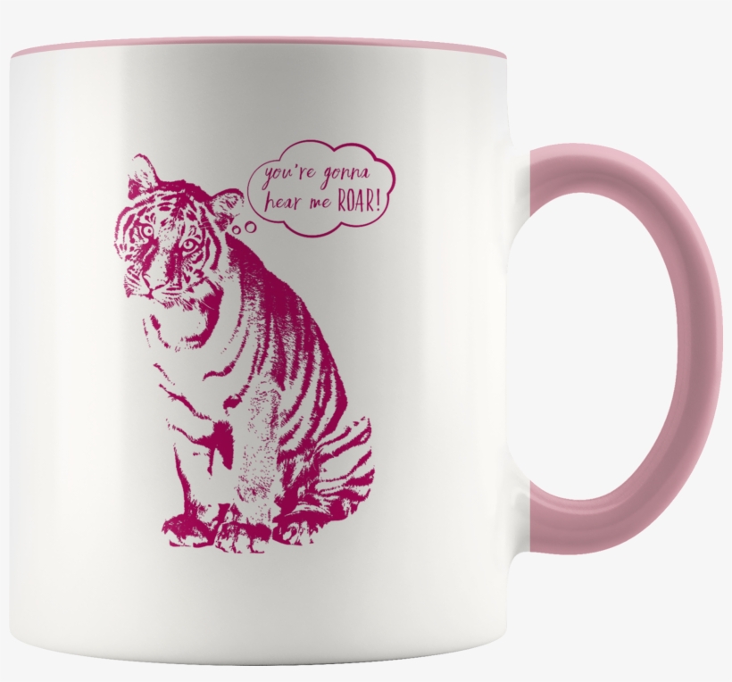 Hear Me Roar Mug - Caffeine Queen Mug, transparent png download