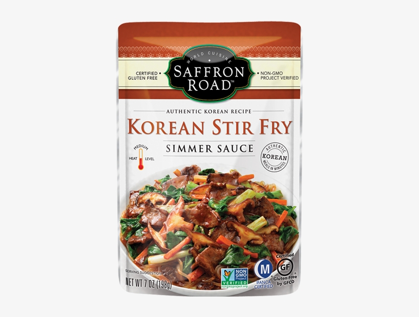 Korean Stir Fry - Saffron Road Simmer Sauce, transparent png download
