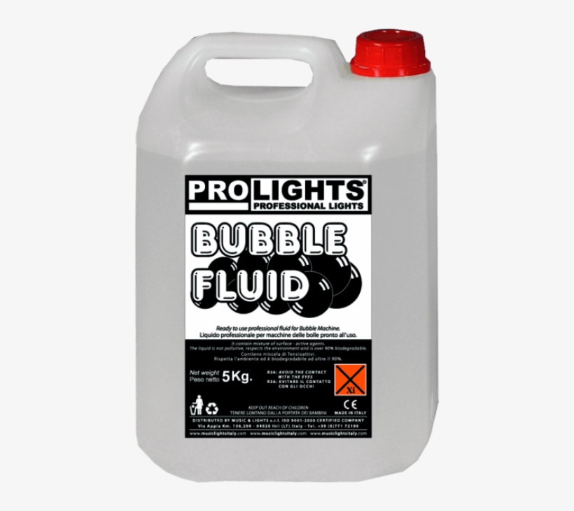 Prolights Liquido De Burbujas - Prolight - Liquido Effetto Fumo, Alta Densità 5 Kg, transparent png download