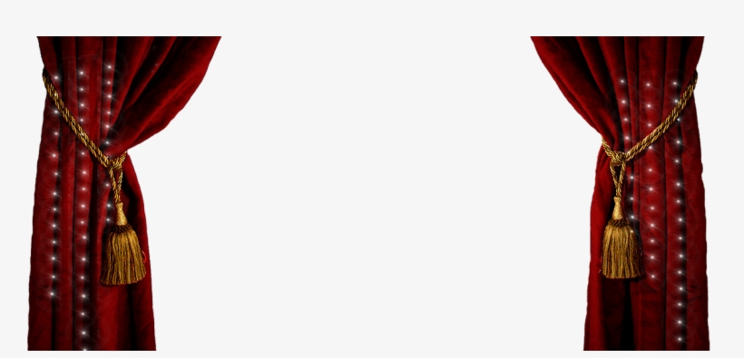 From The Screen To The Stage - Transparent Stage Red Curtains, transparent png download