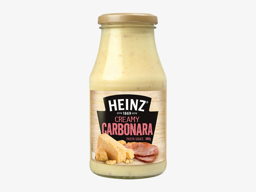 Heinz Creamy Carbonara Pasta Sauce 500g - Heinz Baked Beans, transparent png download
