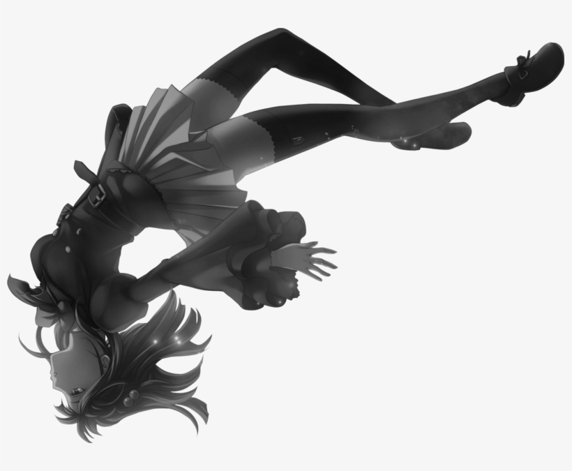 Ftestickers Sticker - Anime Girl Fly Render, transparent png download