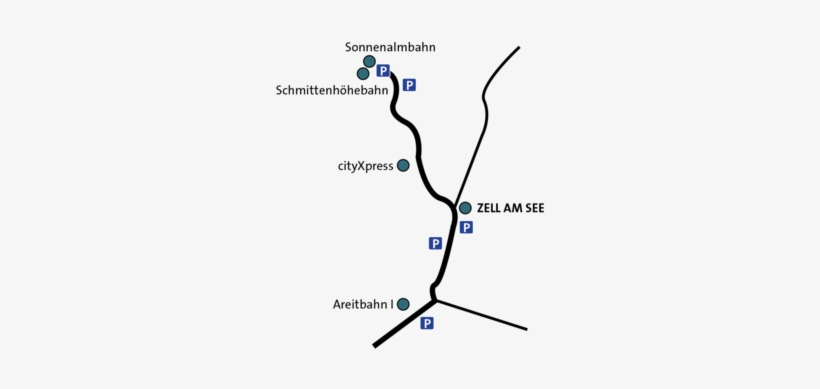 Easily Get From The Car Park To The Slopes - Zell Am See Parking, transparent png download