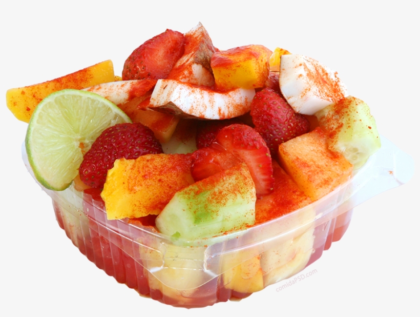 Fruta Con Chilito - Strawberries, transparent png download
