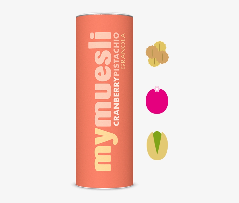Cranberry And Pistachio Granola - Mymuesli Beere, transparent png download