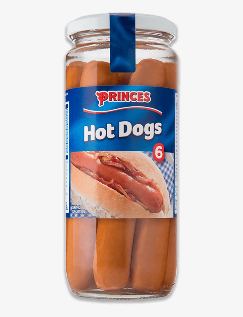 Glass Jar Hot Dogs Princes 8 Hot Dogs In Brine 400 G PNG Image