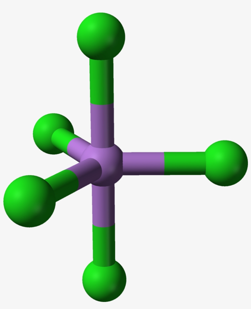 Arsenic Pentachloride From Xtal 3d Balls - Arsenic Pentachloride, transparent png download