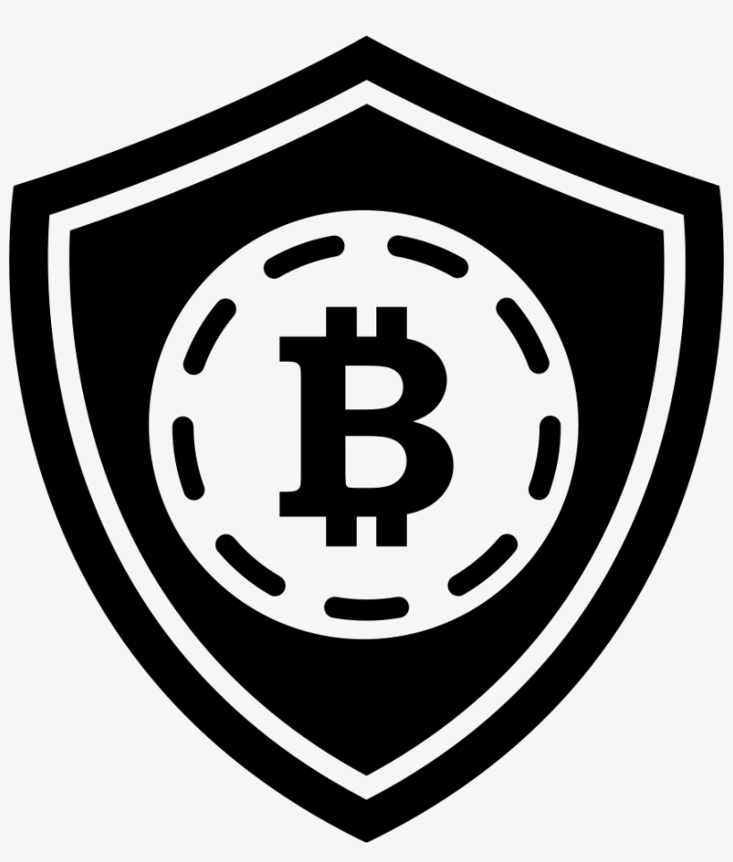 Bitcoin Safety Shield Symbol - Bitcoin Sack, transparent png download