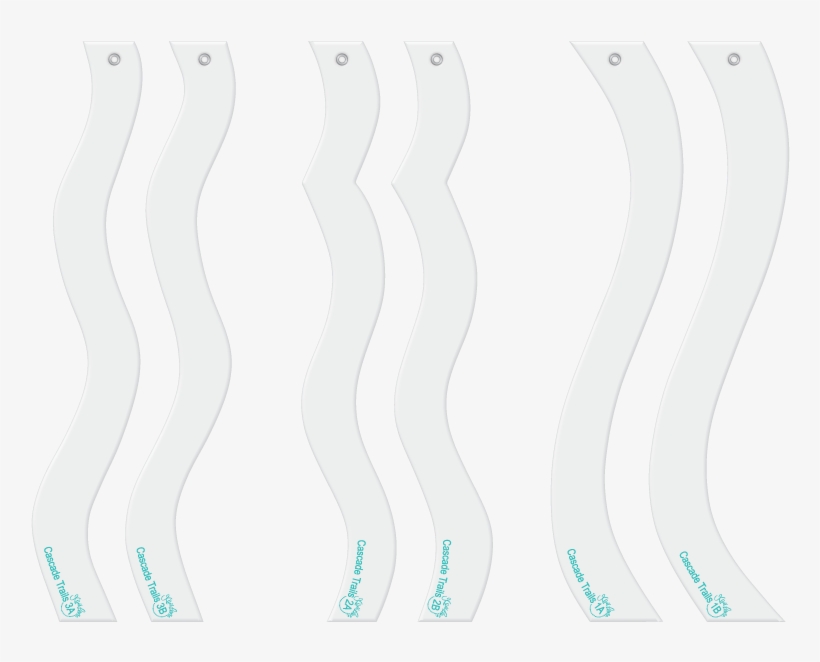 Cascade Trails Designer Template Fun Border Set - Template, transparent png download