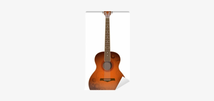 Vector Drawing Of Acoustic Guitar Self-adhesive Wall - Cpx700ii Yamaha, transparent png download