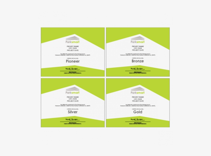 Parksmart Certificates - Label, transparent png download