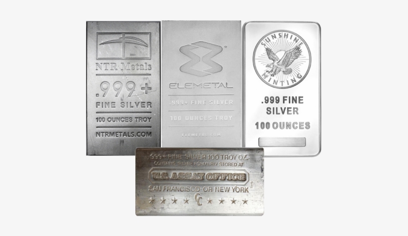 Generic 100 Oz Silver Bar - Wall Clock, transparent png download