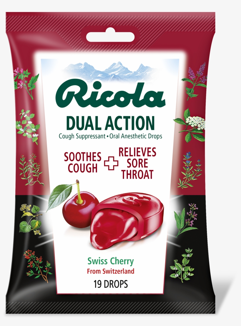 Ricola Dual Action Cough Drops, transparent png download