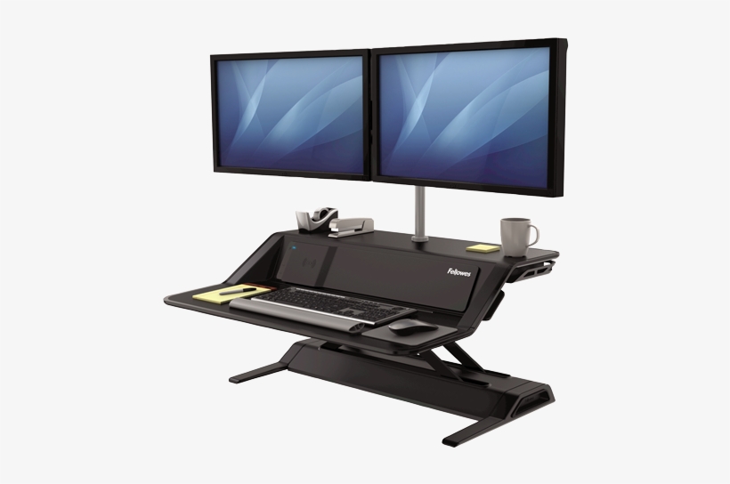 Lotus™ Dx Sit-stand Workstation - Fellowes Lotus Dx Sit Stand Workstation, transparent png download