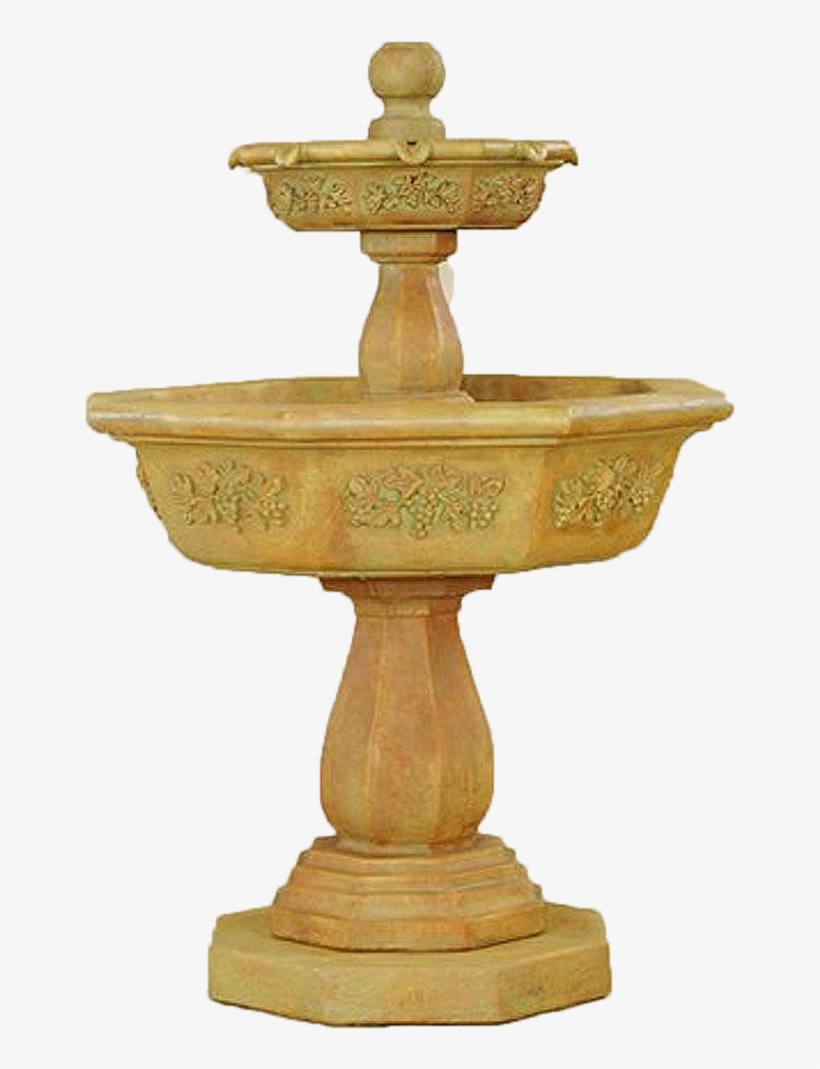 Simple And Elegant, The Uva Two Tier Outdoor Water - Fountain, transparent png download