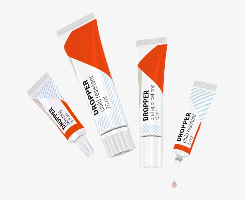 Neopac The Tube Dropper Family - Writing, transparent png download