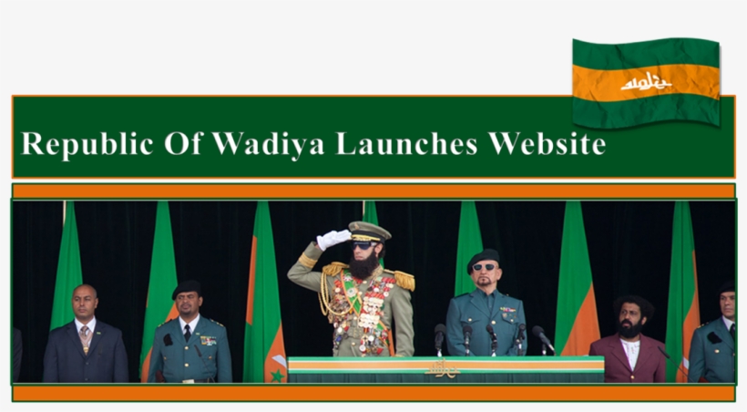 The Dictator Republic Of Wadiya Launches Website - Sacha Baron Cohen Dictator, transparent png download