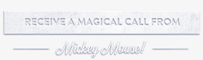 Receive A Magical Call From Mickey Mouse - Mickey Mouse, transparent png download