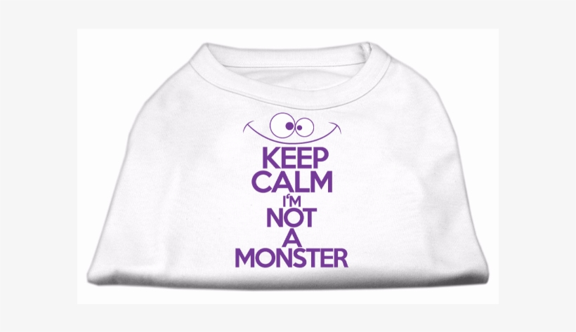 Keep Calm Screen Print Dog Shirt White By Mirage - 66-138 Lgyw Keep Calm Screen Print Bandana Yellow Large, transparent png download