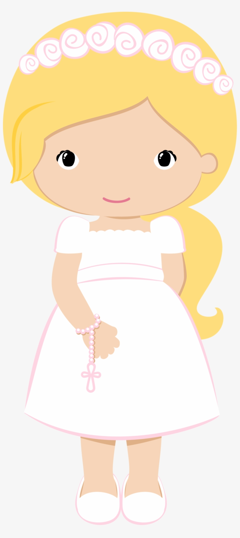 Ver Todas Las Imágenes De La Carpeta Png - First Communion Girl Clipart, transparent png download