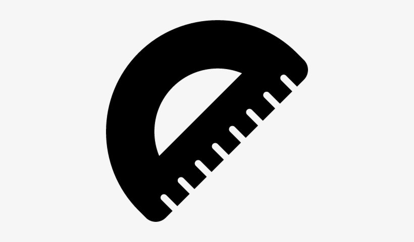 Circular Ruler Vector - Circle Ruler Icon, transparent png download