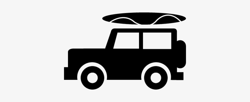 Jeep With Baggage Vector - Land Rover Car Vector, transparent png download