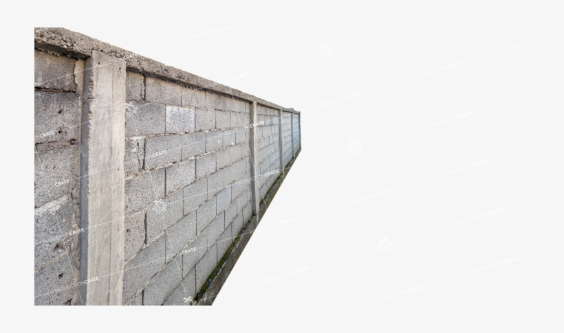 Cinderblock Wall - Wall, transparent png download