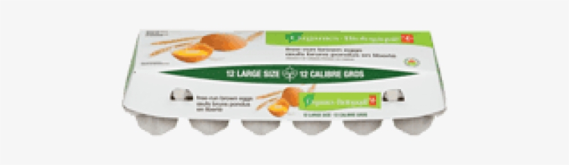Eggs Brown Free-run Organic Large Dozen Pc - President's Choice Organic Free Run Eggs, transparent png download