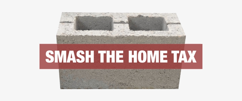 Enter Your Address To Smash The Home Tax - Concrete, transparent png download