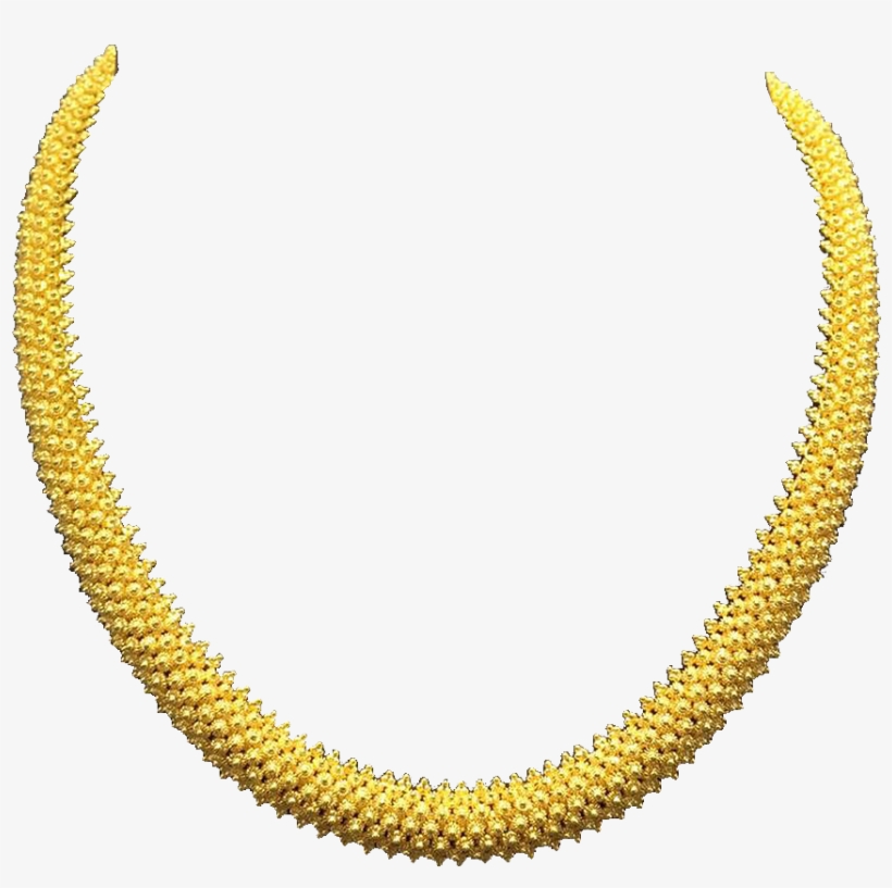 Handmade 24k Yellow Gold Beaded Collar Necklace From - Kettarimbu Necklace, transparent png download