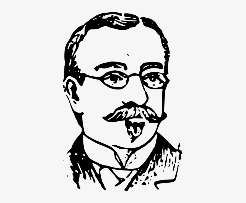 This Free Clip Arts Design Of Wealthy Person With Glasses - Person, transparent png download