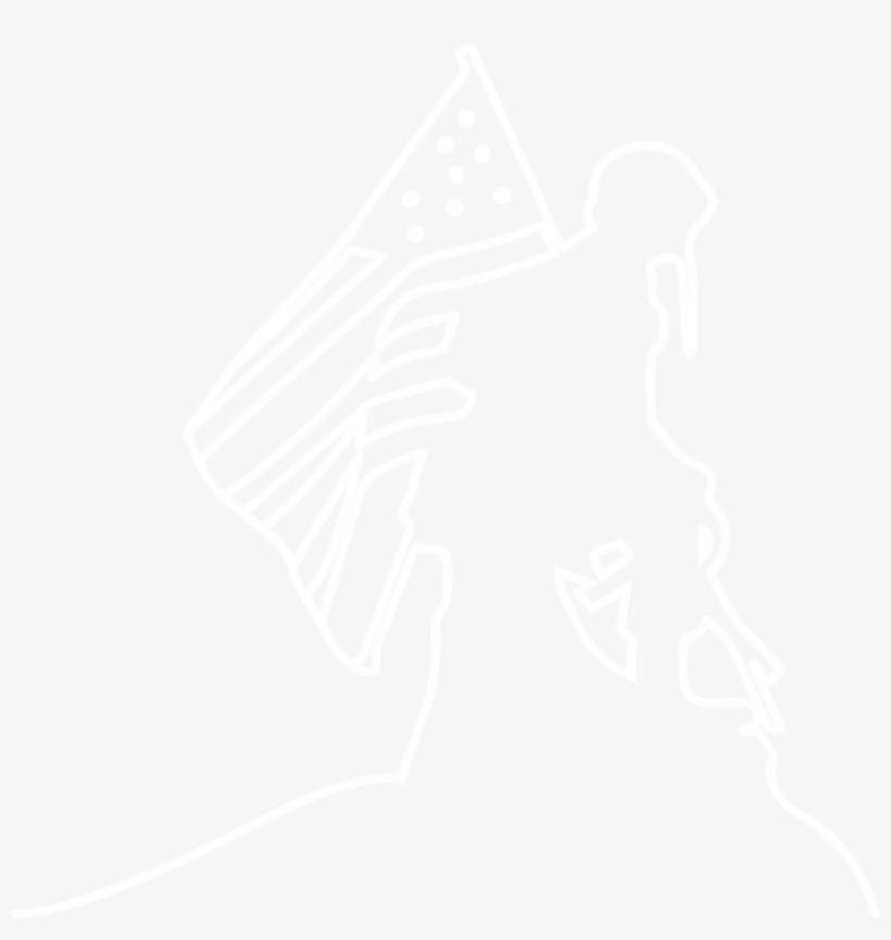 Nah Logo Outline Small 3 - Ps4 Logo White Transparent, transparent png download