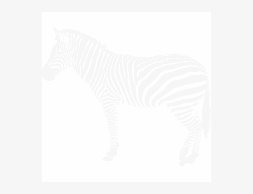 Source - - Zebra Silhouette, transparent png download