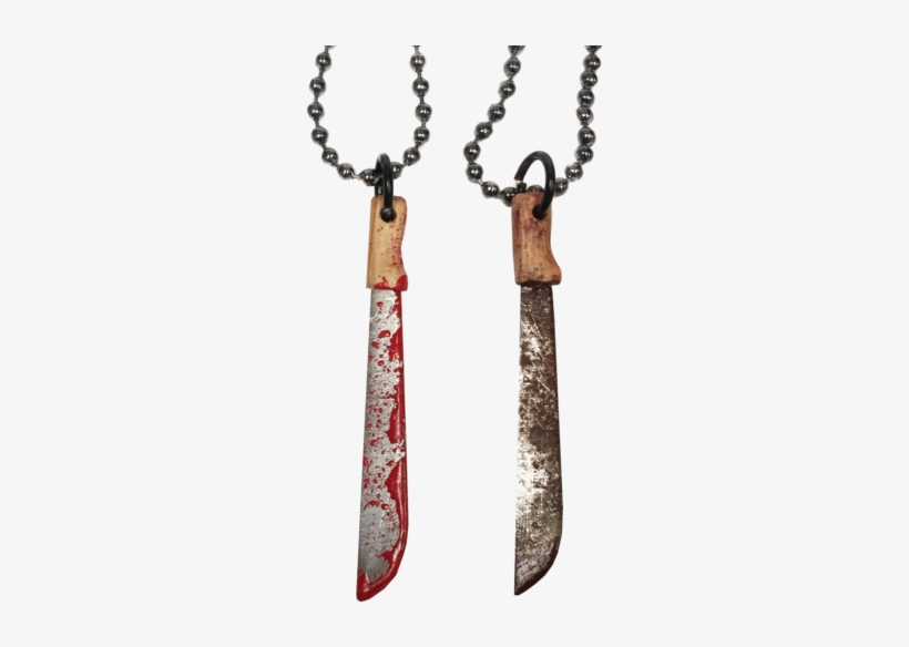 Bloody Machete Necklace - Necklace, transparent png download