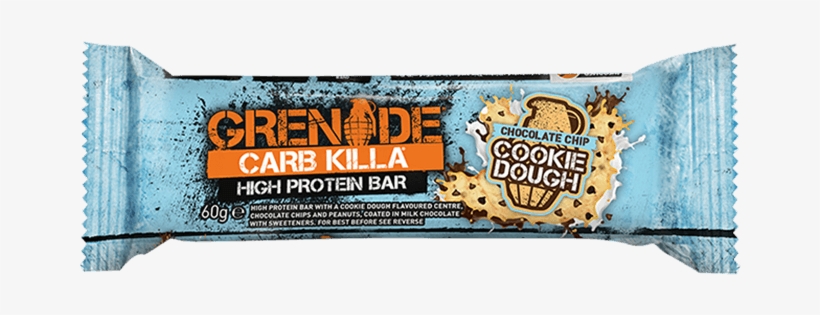 Grenade Carb Killa Bar Cookie Dough 60g - Grenade White Chocolate Cookie, transparent png download