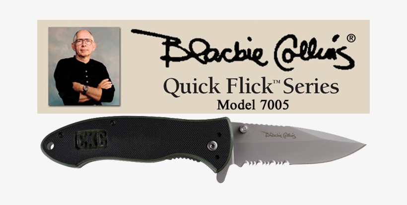 Blackie Collins Model 7001 Quick Flick - Blackie Collins, transparent png download