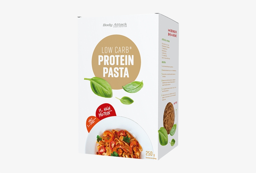 Body Attack Low Carb* Protein Pasta - Low Carb Pasta, transparent png download