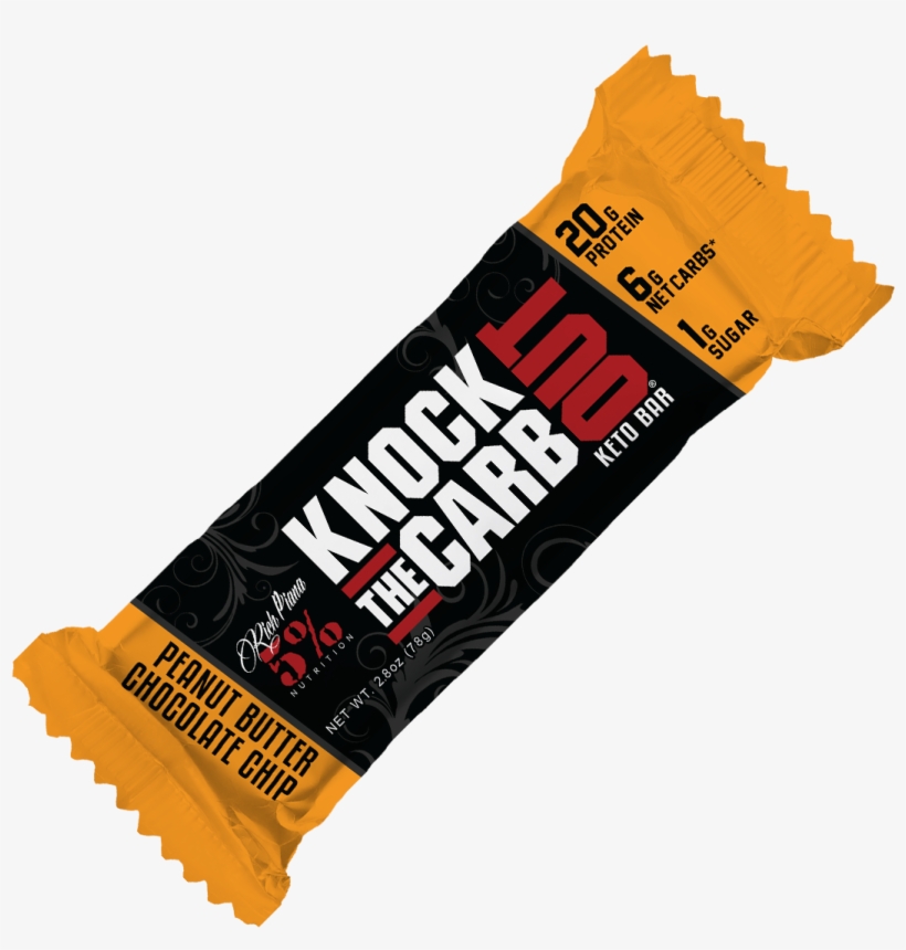 Knock The Carb Out Keto Bar - Nutrition, transparent png download