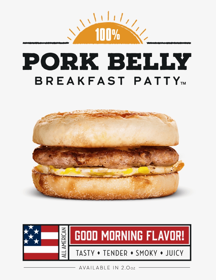 Pork Belly Breakfast Burgers - Burger King, transparent png download