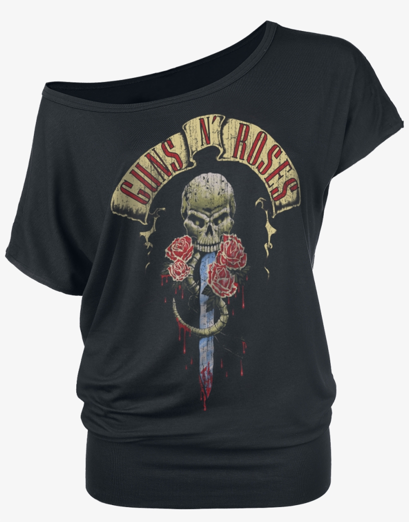Guns N' Roses - Shirt Guns N Roses Dames, transparent png download