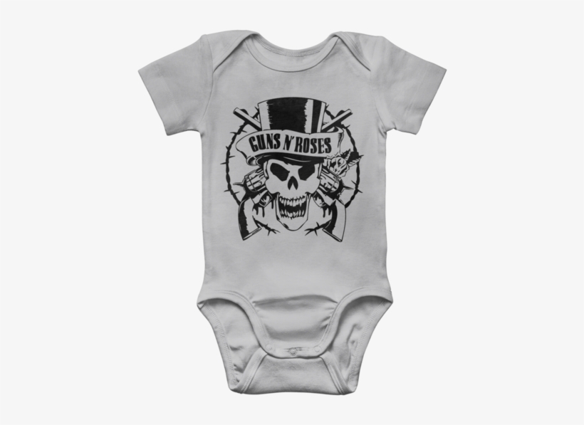Guns N Roses 3 ﻿classic Baby Onesie Bodysuit - Guns N Roses Vector, transparent png download