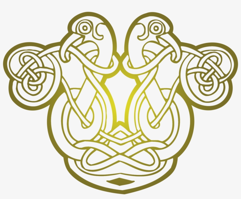 Celtic Ornament Vector Free Geese - Ornament, transparent png download