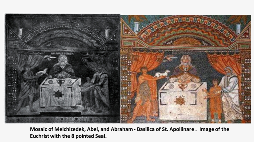 Melchezedek 8 Pointed Star Altar Of The Euchrist - Poster: The Sacrifices Of Abel, 41x41cm., transparent png download