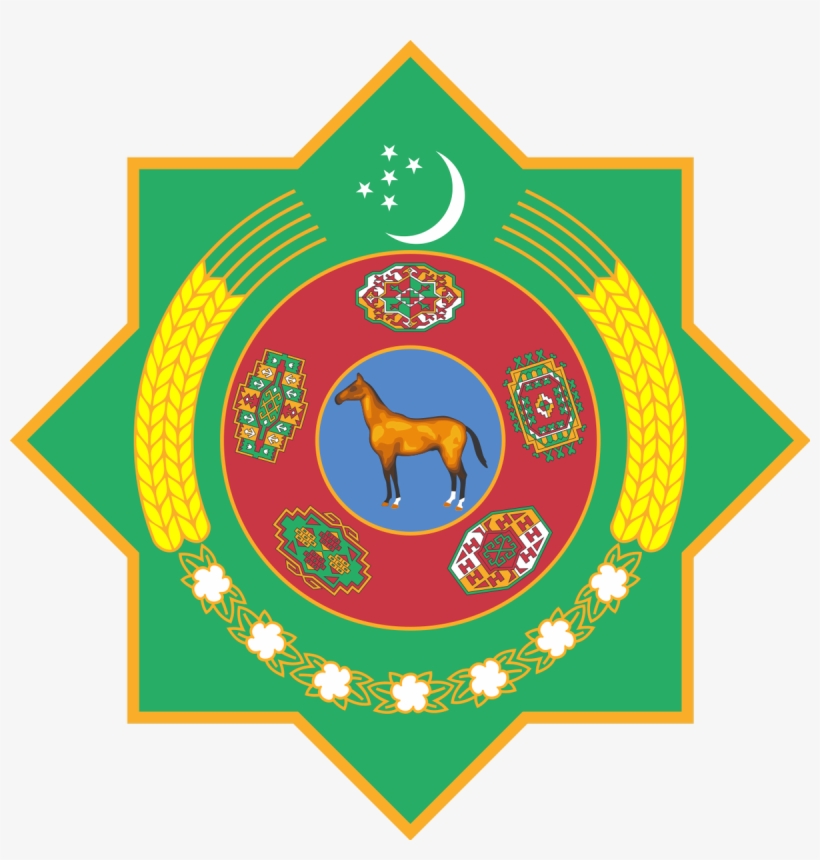 1 Reply 0 Retweets 1 Like - Герб Туркменистана Hd, transparent png download