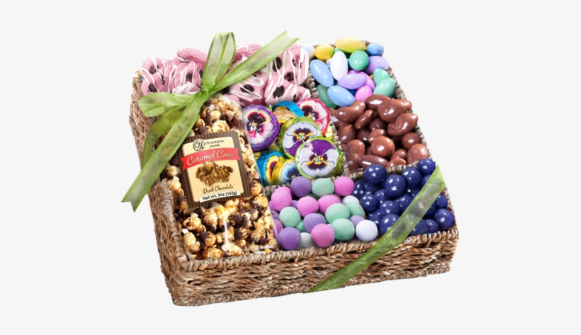 Spring Chocolate, Sweets, And Treats Gift Basket - Golden State Fruit Chocolate, Nuts And Crunch Gift, transparent png download