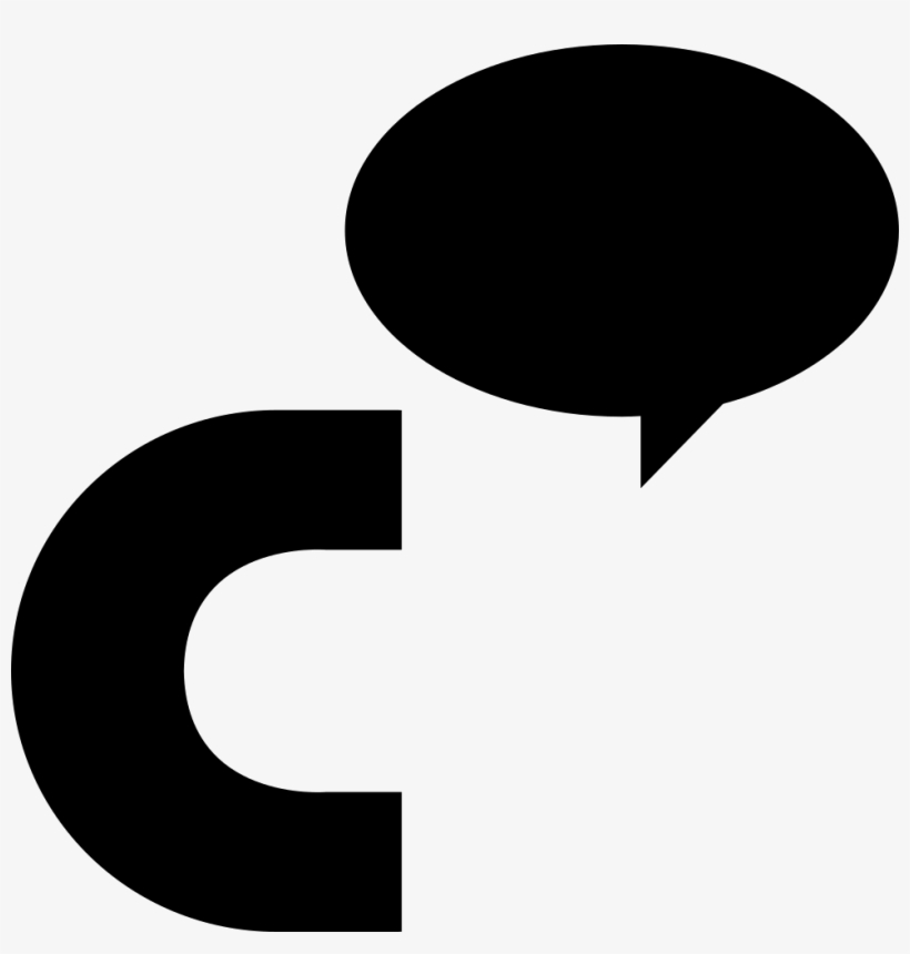 Cinch Logo Of Letter C With An Oval Speech Bubble Comments - Logo, transparent png download