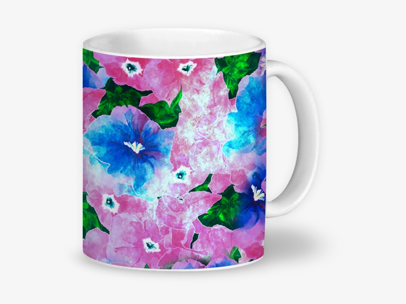 Caneca Flores Hawaianas De Elena Bragiotona - Mug, transparent png download