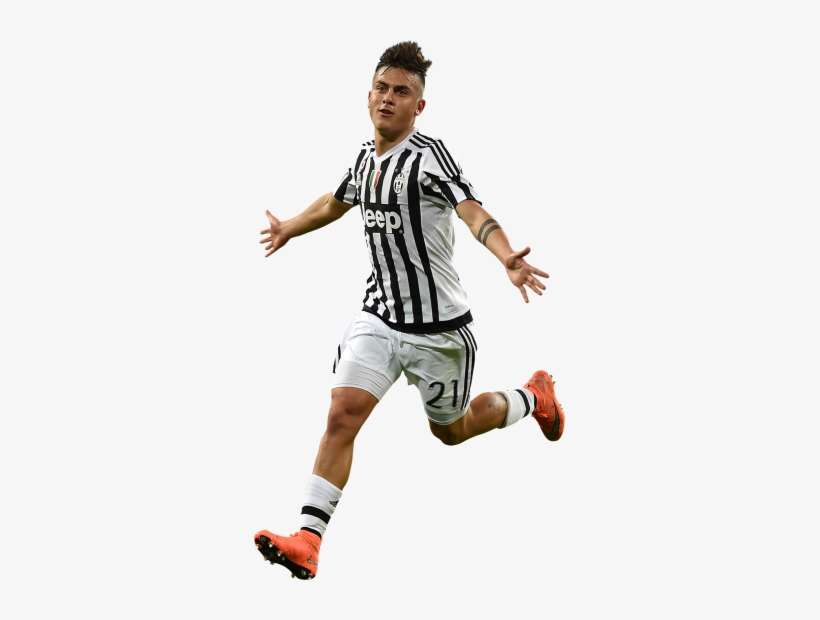 Paulo Dybala Football Render - Football Photo - Paulo Dybala Juventus Fc Serie A 2016, transparent png download