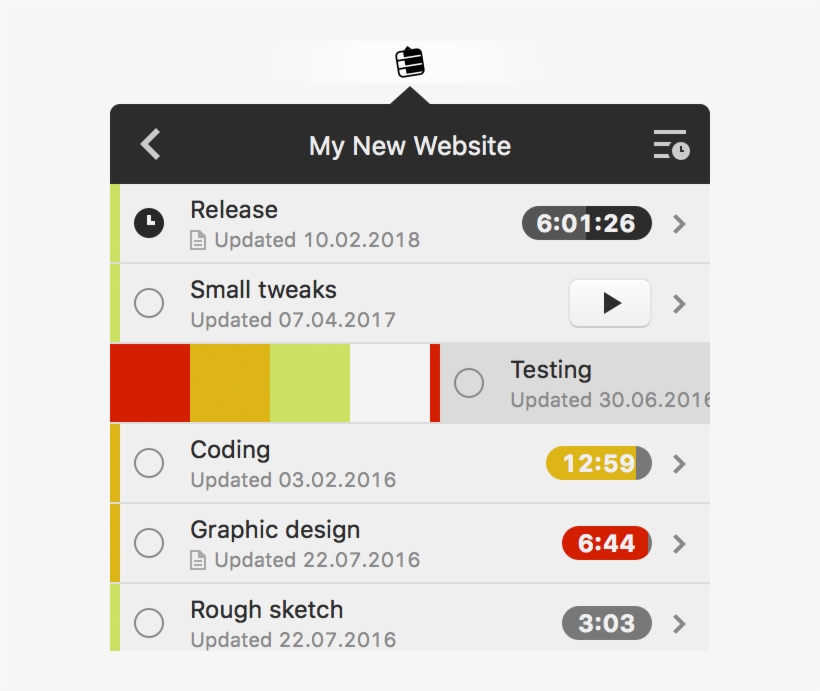 Hr - Best Mac Menubar Time Tracking App, transparent png download