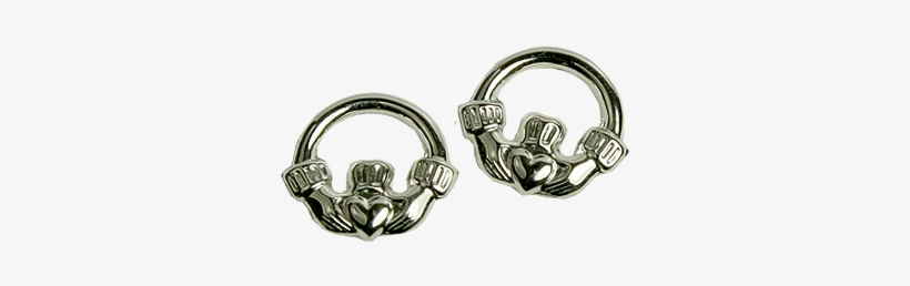 Claddagh Studs - Claddagh Ring, transparent png download